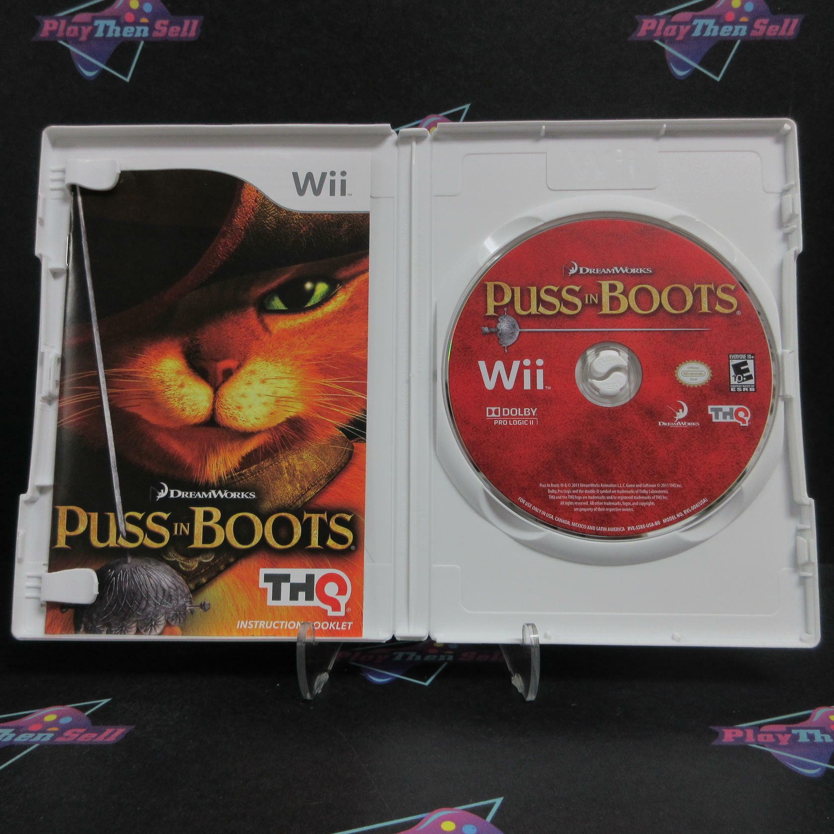 Puss in Boots Nintendo Wii Complete - Very Good