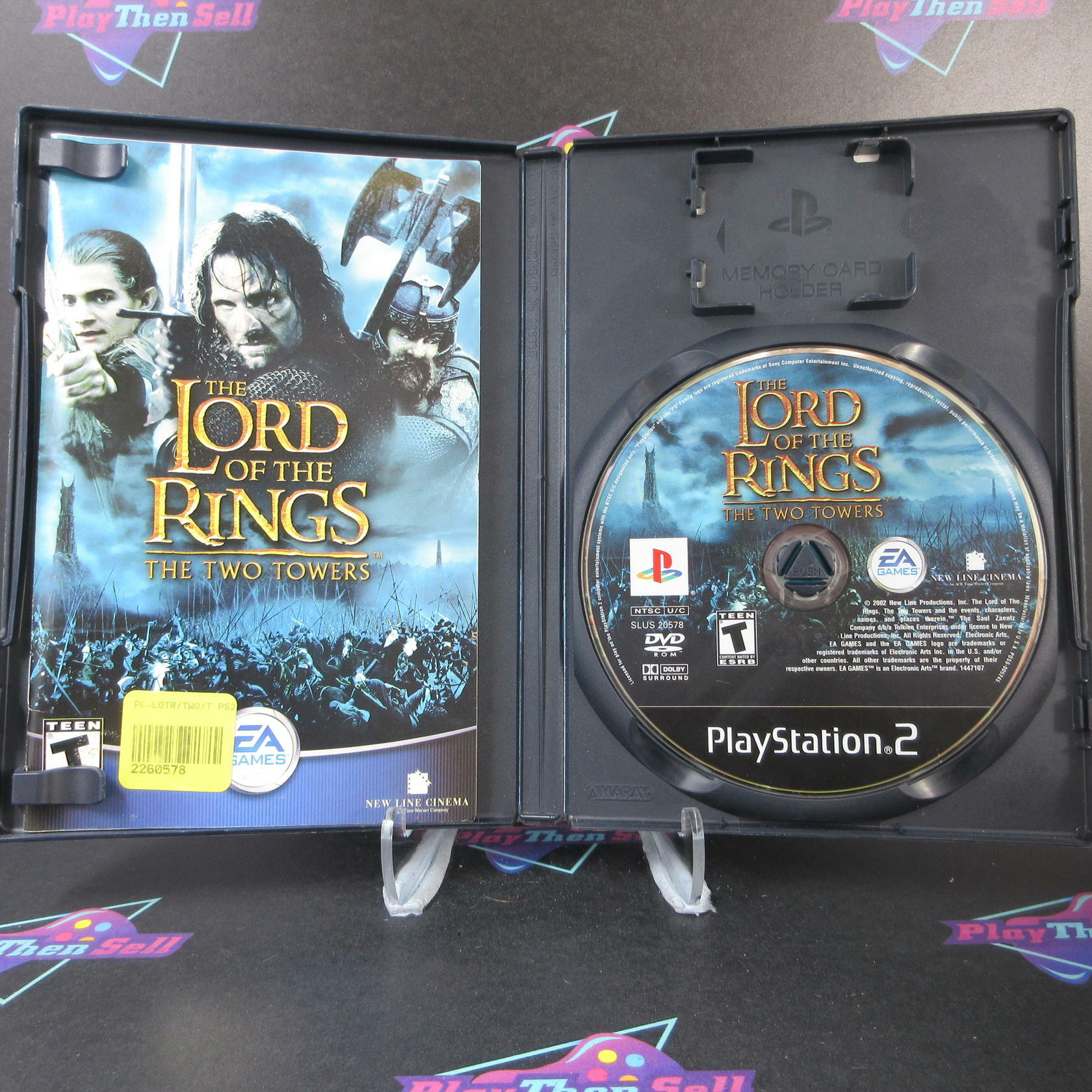 Lord of the Rings The Two Towers PS2 PlayStation 2 Complete - Very Good