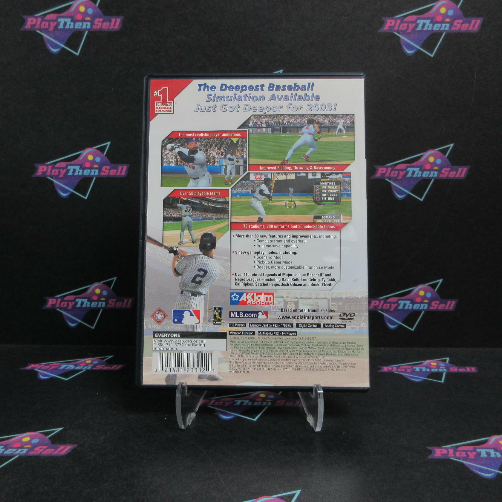 All-Star Baseball 2004 PS2 PlayStation 2 + Reg Card Complete - Very Good