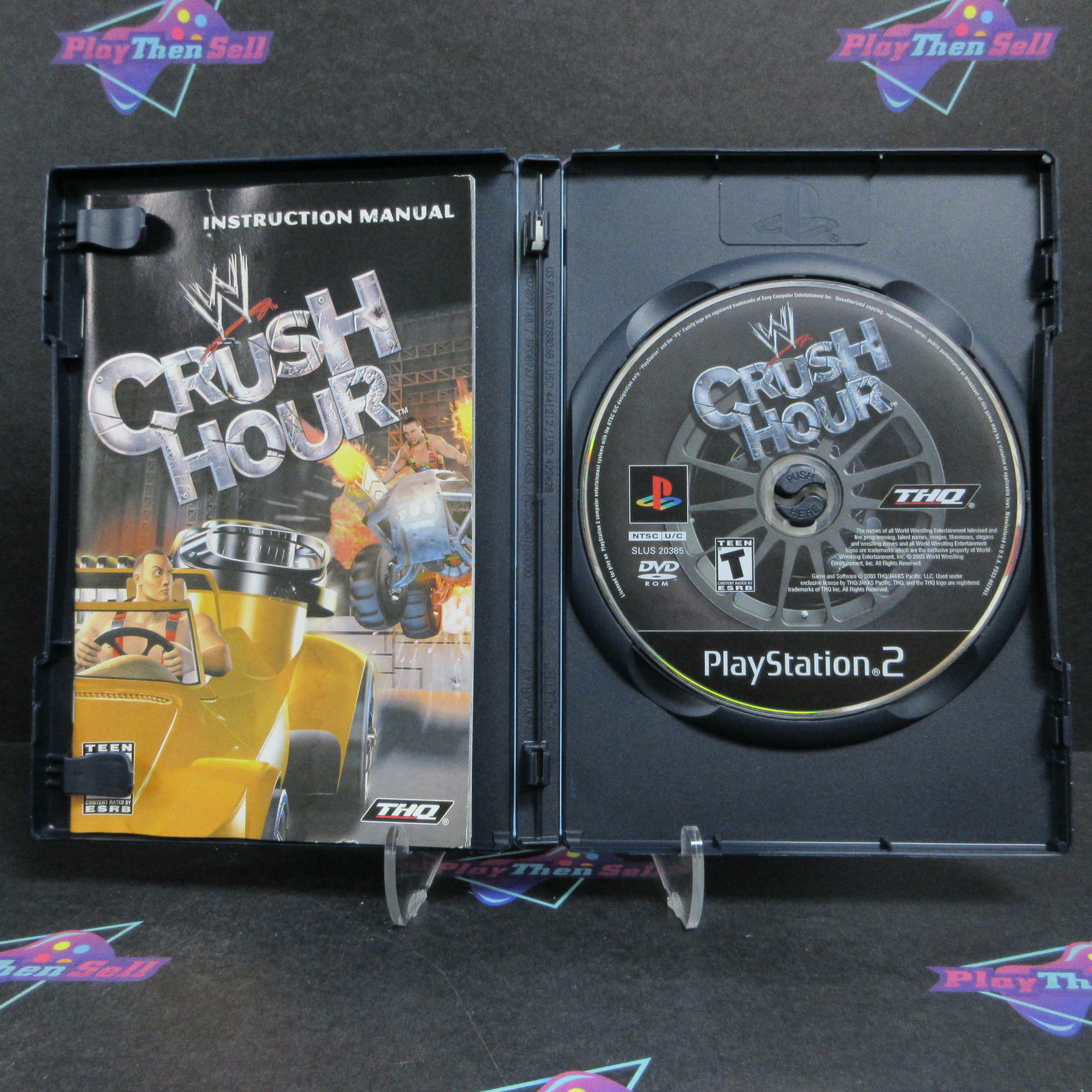 WWE Crush Hour PS2 PlayStation 2 Complete - Very Good