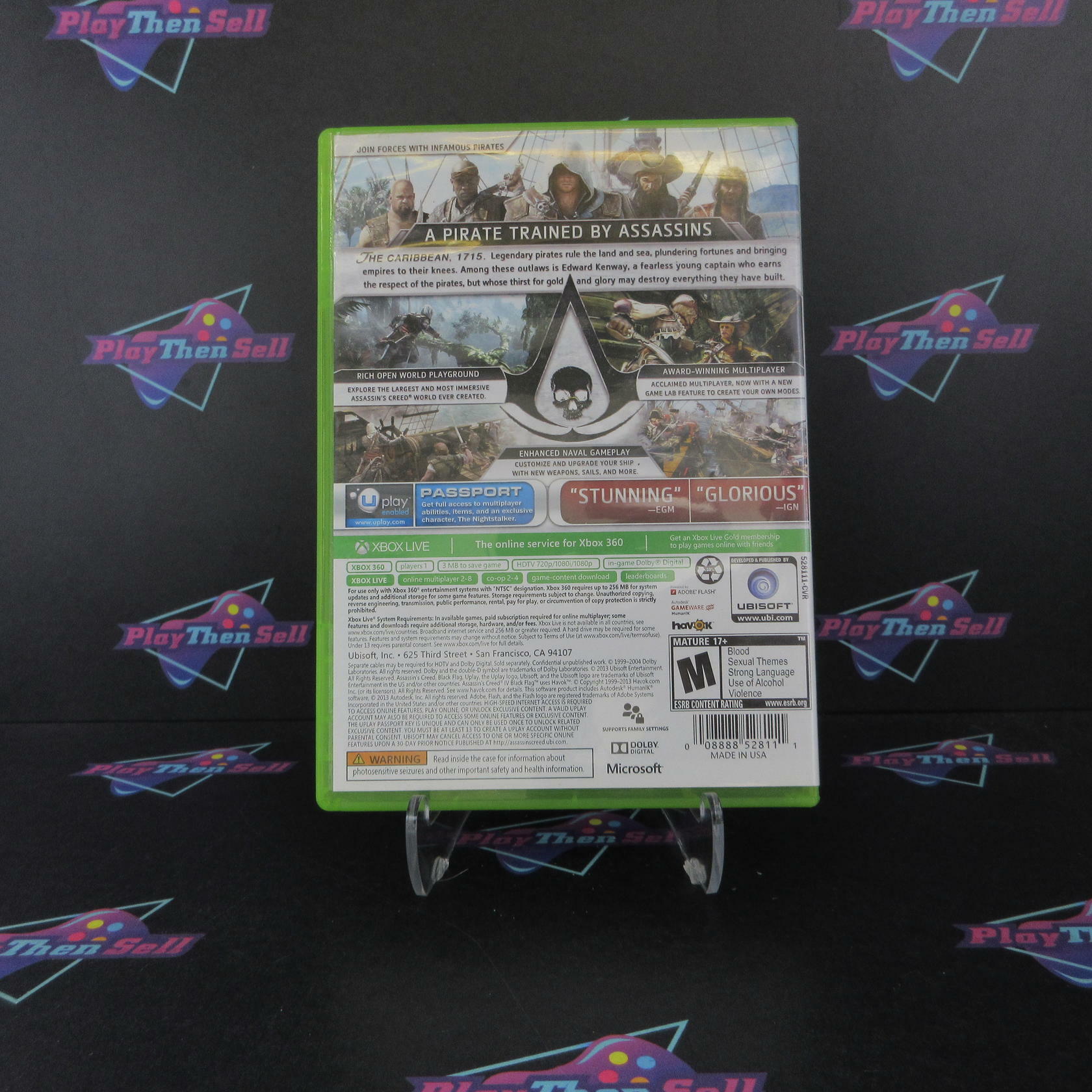 Assassin's Creed IV 4 Black Flag Xbox 360 Complete - Very Good