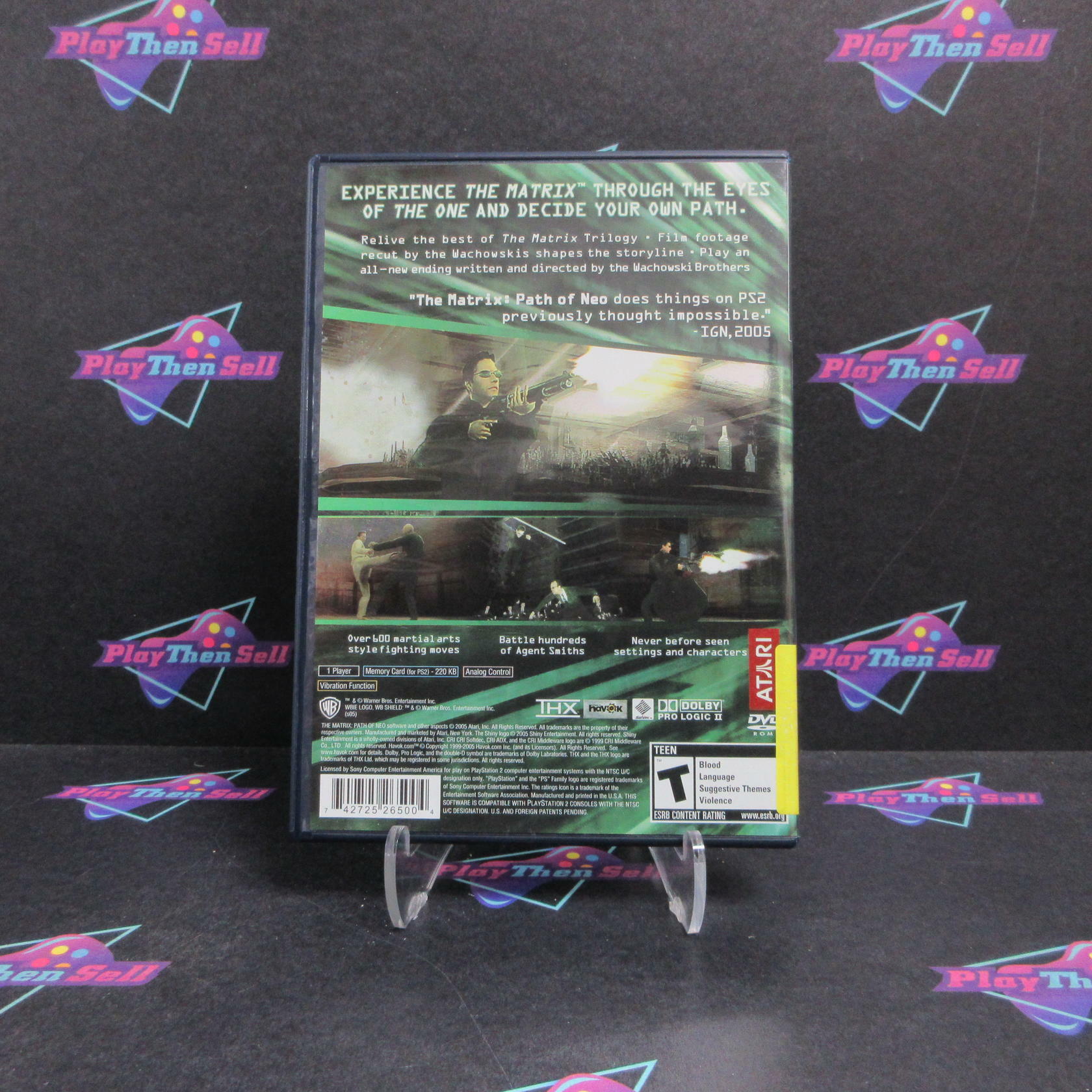 The Matrix Path of Neo PS2 PlayStation 2 Complete - Very Good