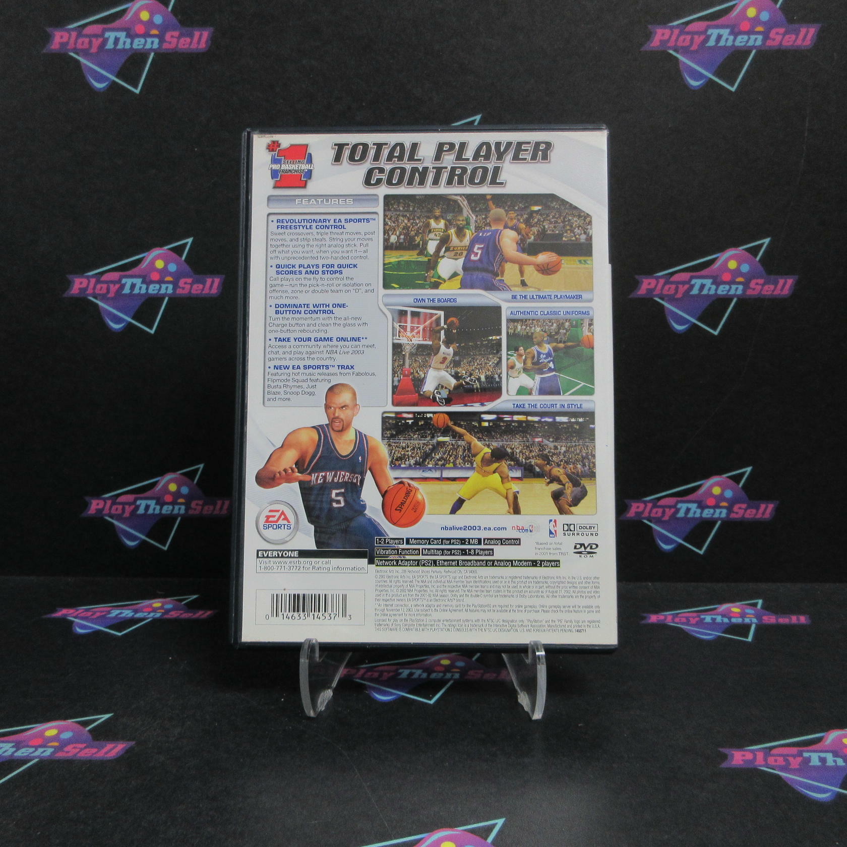 NBA Live 2003 PS2 PlayStation 2 + Sound Track Complete - Very Good