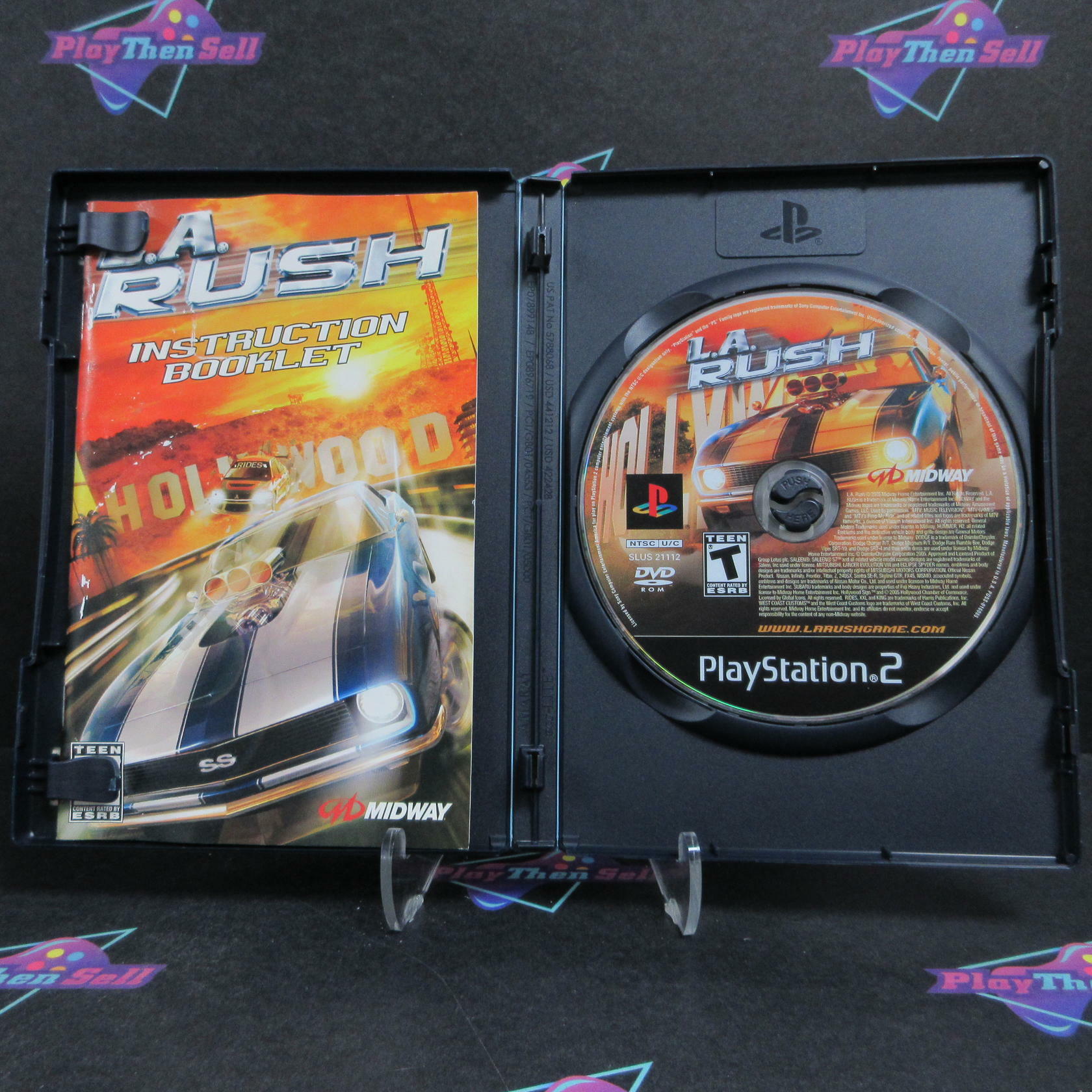 L.A. Rush PS2 PlayStation 2 + Reg Card Complete - Very Good