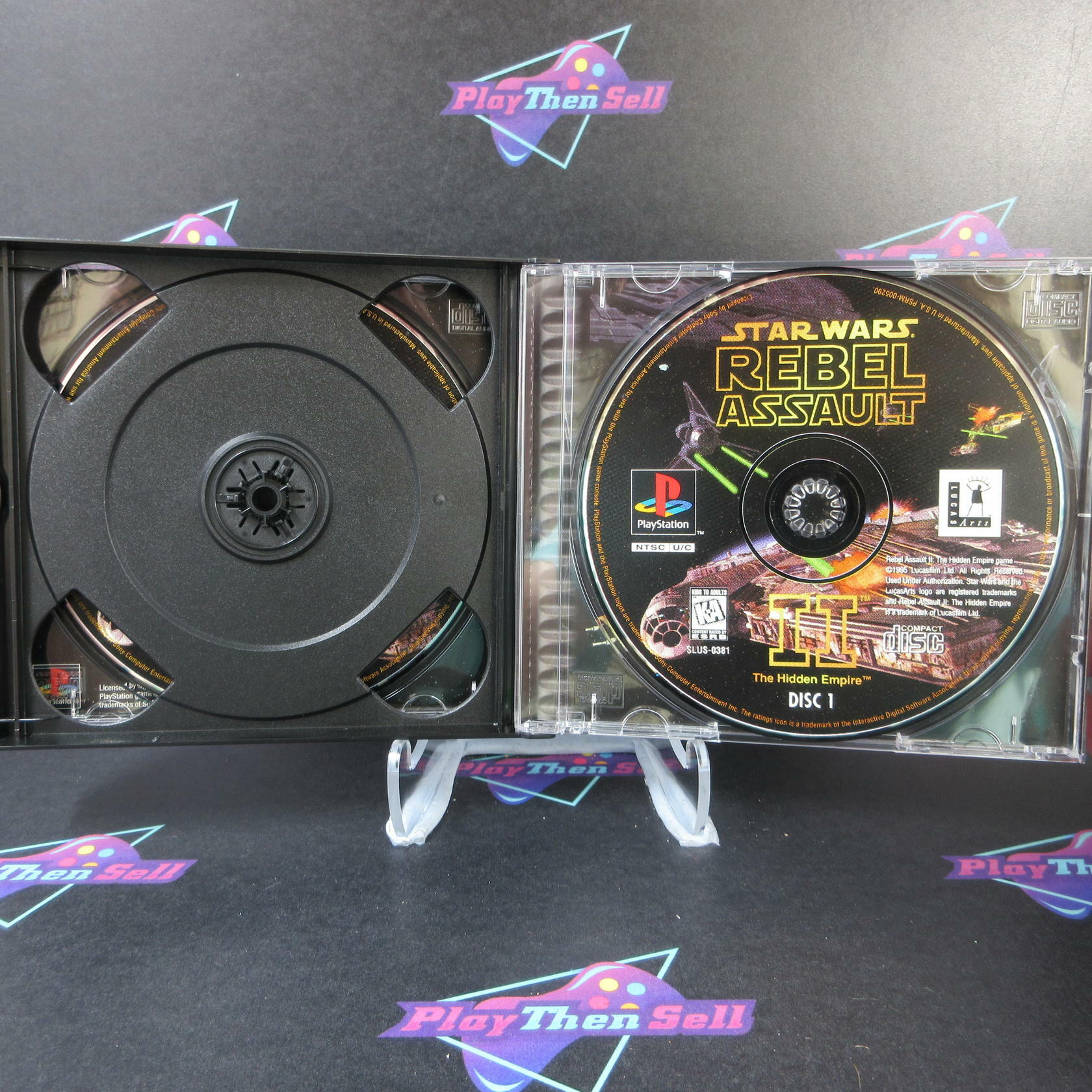 Star Wars Rebel Assault II The Hidden Empire PS1 PlayStation 1 - Very Good
