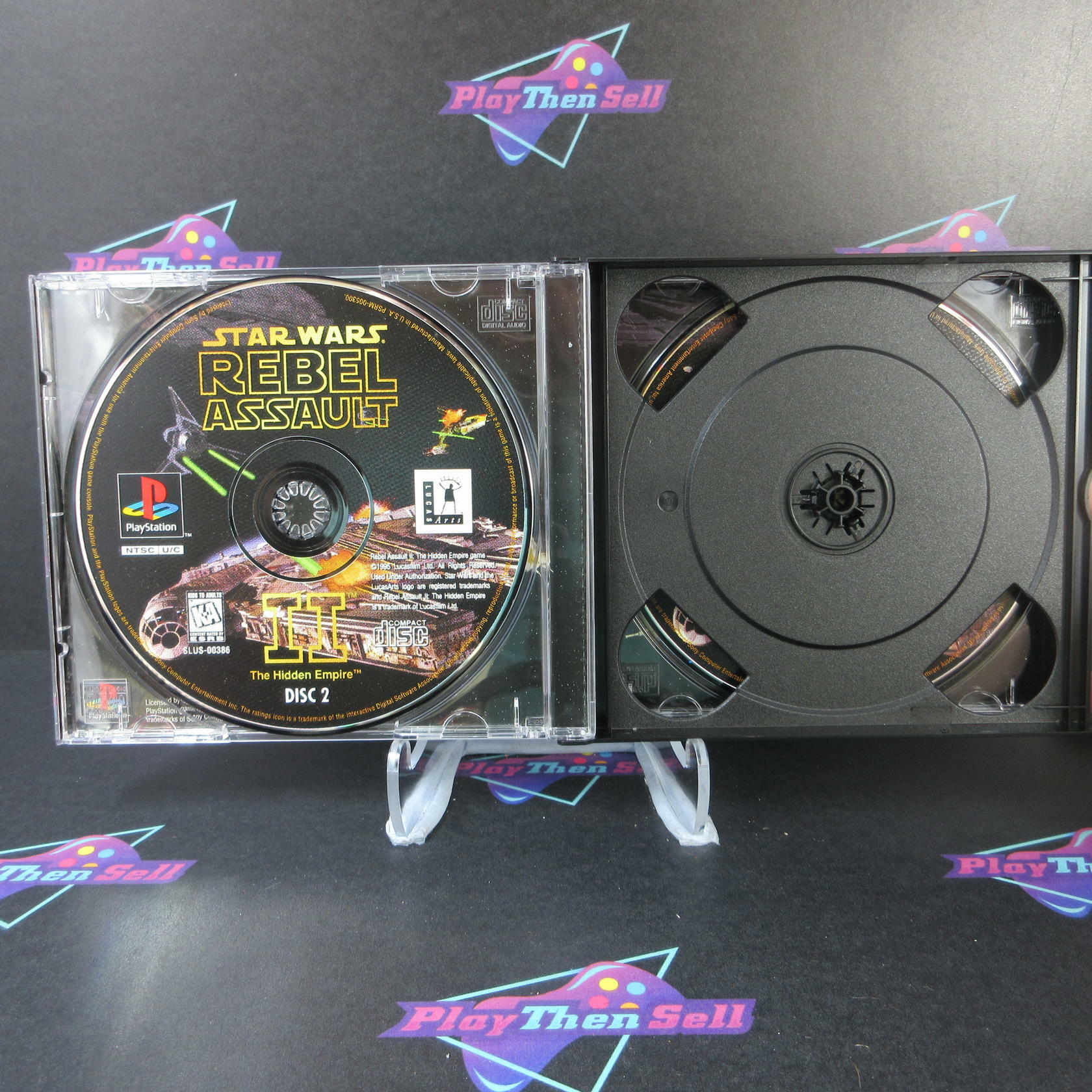 Star Wars Rebel Assault II The Hidden Empire PS1 PlayStation 1 - Very Good