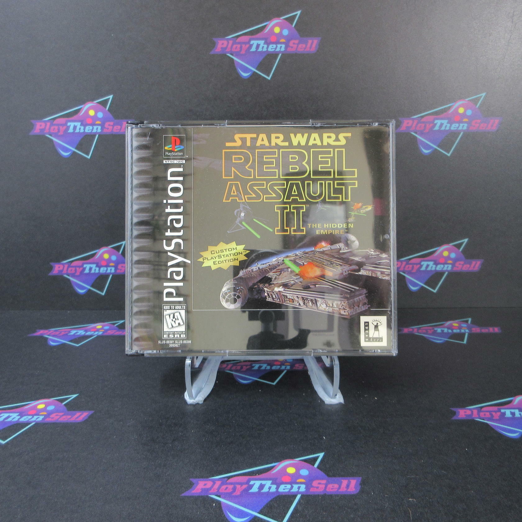 Star Wars Rebel Assault II The Hidden Empire PS1 PlayStation 1 - Very Good
