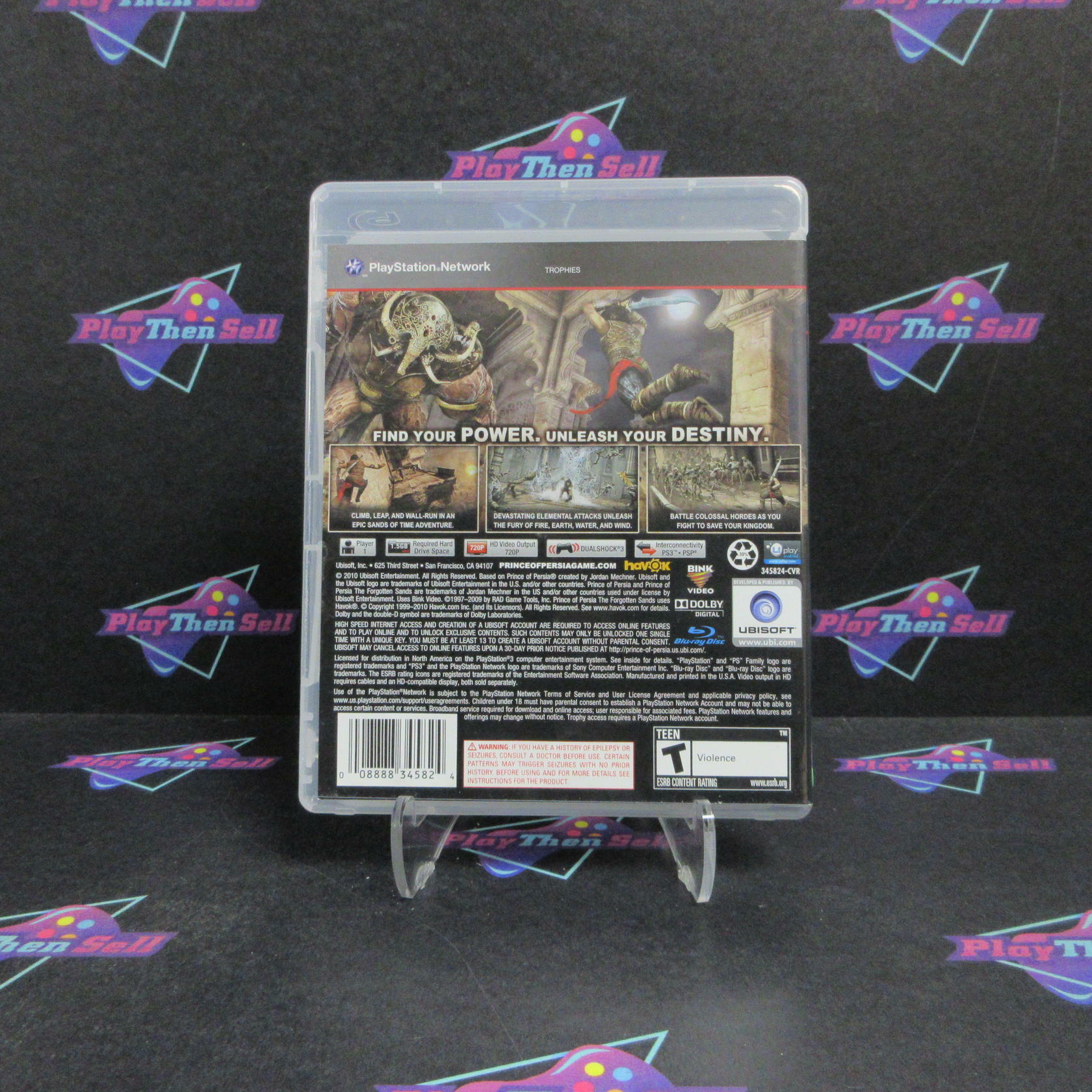 Prince of Persia The Forgotten Sands PS3 PlayStation 3 - Very Good