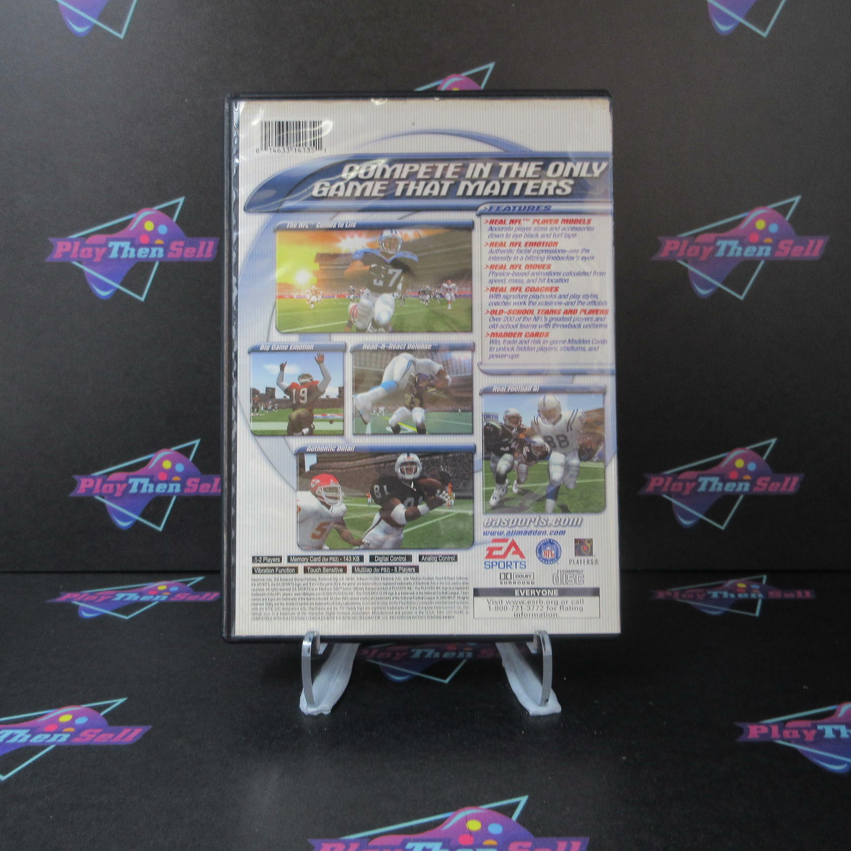 Madden NFL 2001 PS2 PlayStation 2 + Reg Card Complete - Very Good