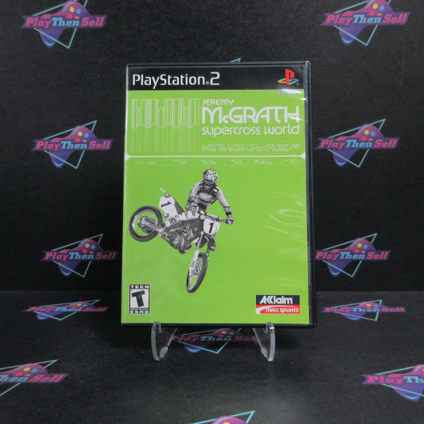 Jeremy McGrath's Supercross World PS2 PlayStation 2 + Reg Card CIB - Refurbished