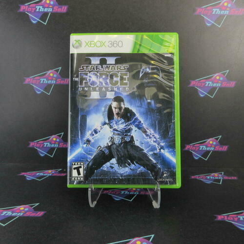 Star Wars The Force Unleashed 2 Xbox 360 + Sealed Trading Card CIB - Excellent