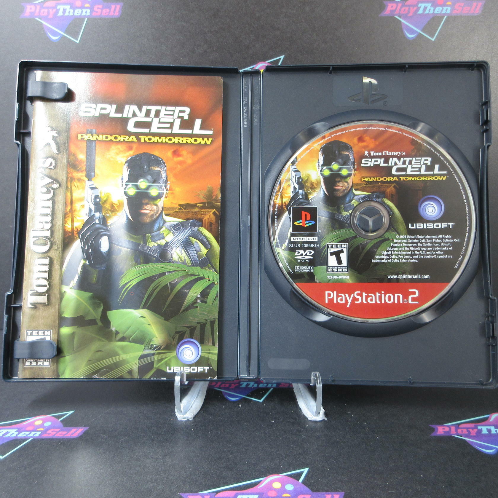 Splinter Cell Pandora Tomorrow PS2 PlayStation 2 GH Complete - Very Good