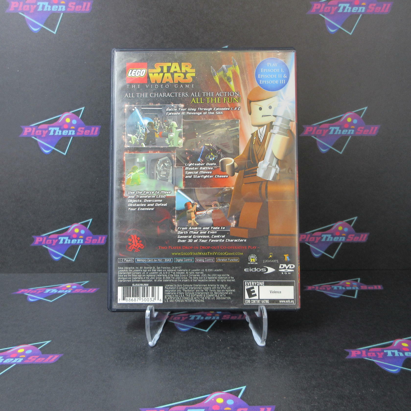 LEGO Star Wars PS2 PlayStation 2 GH Complete - Very Good