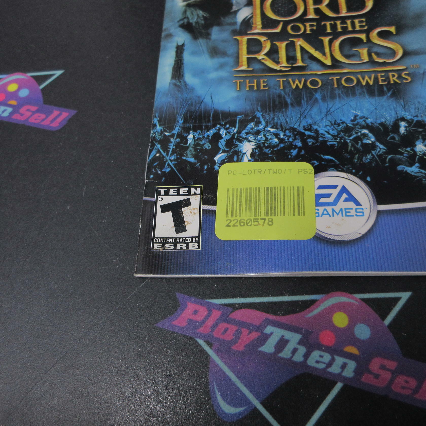 Lord of the Rings The Two Towers PS2 PlayStation 2 Complete - Very Good