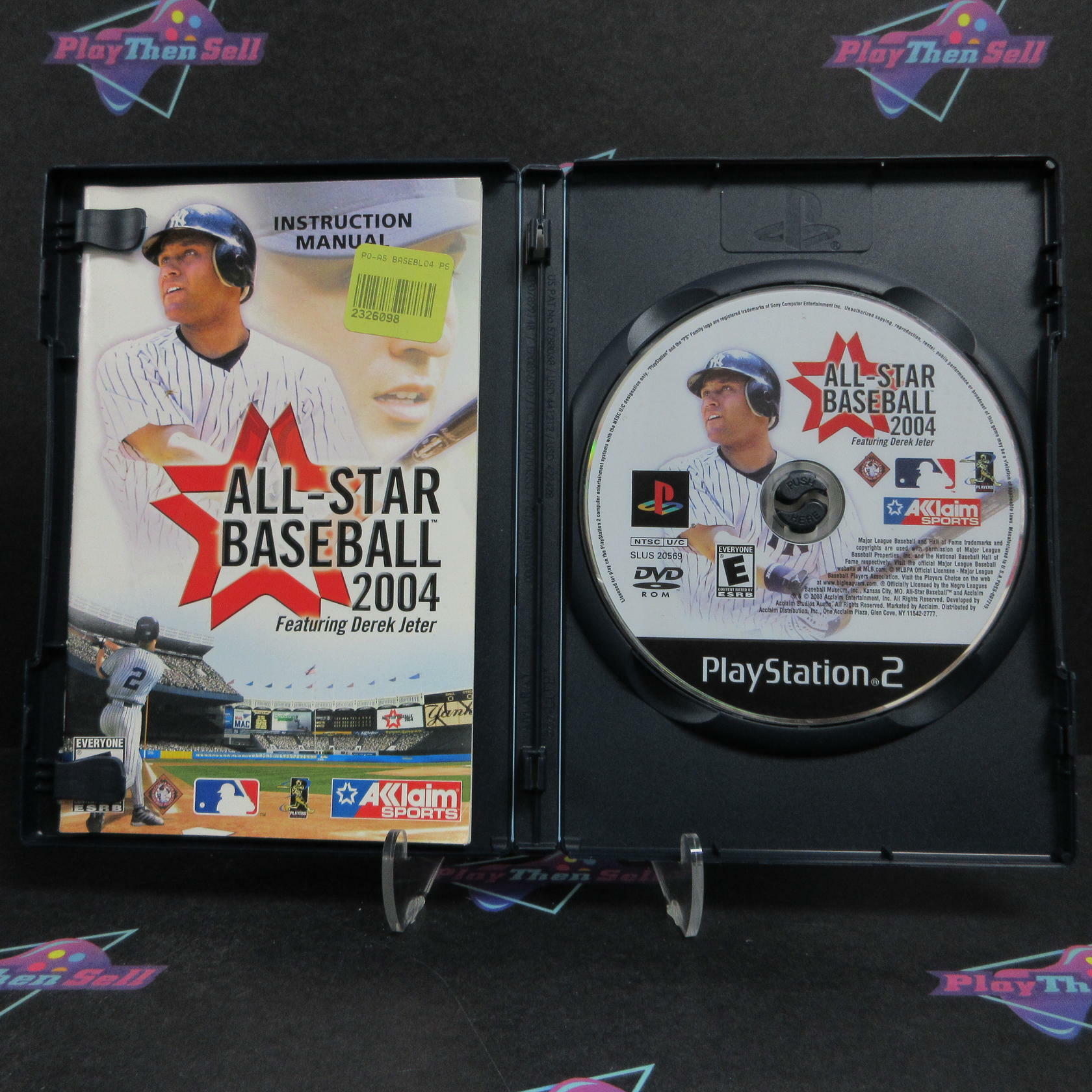 All-Star Baseball 2004 PS2 PlayStation 2 + Reg Card Complete - Very Good