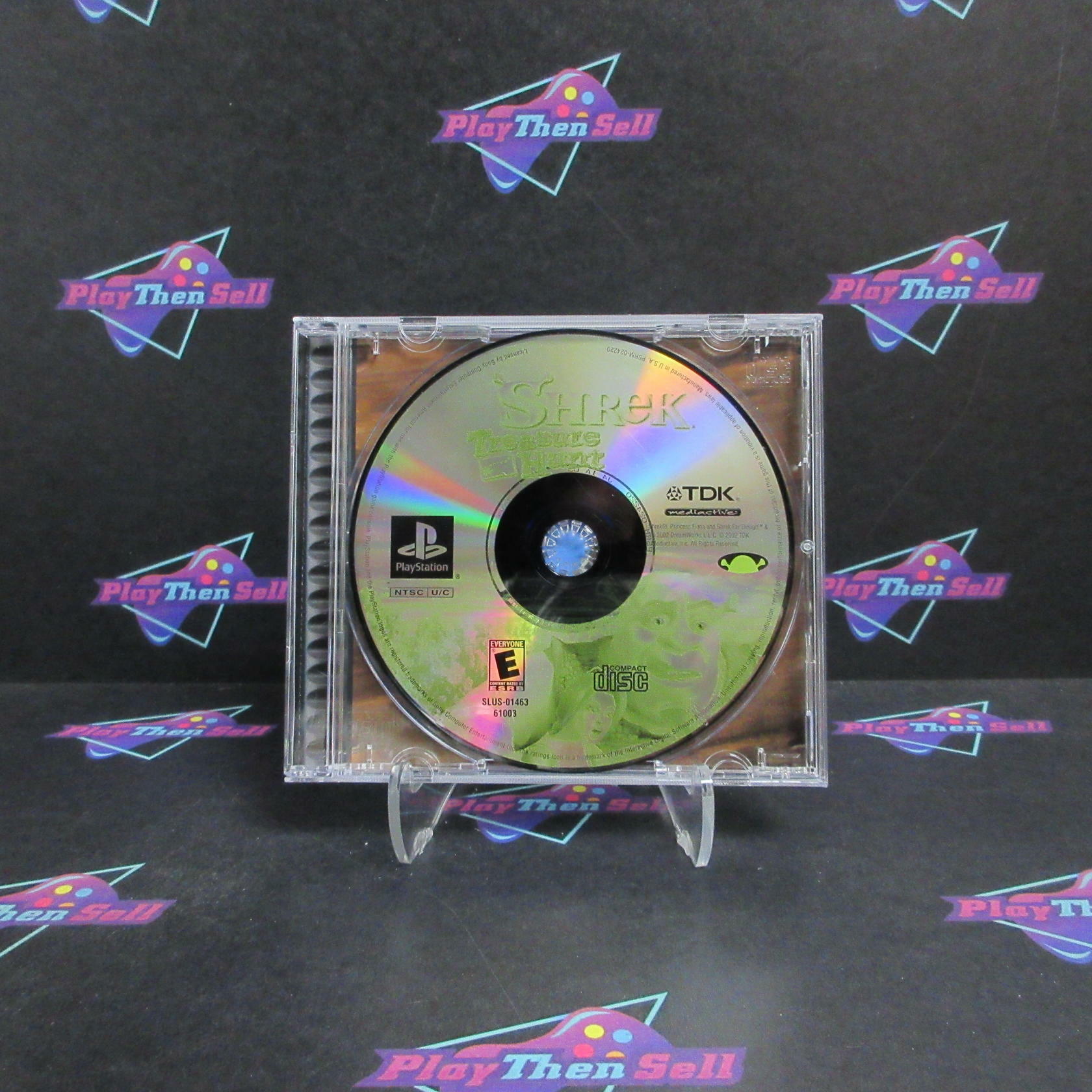 Shrek Treasure Hunt PS1 PlayStation 1 - Very Good