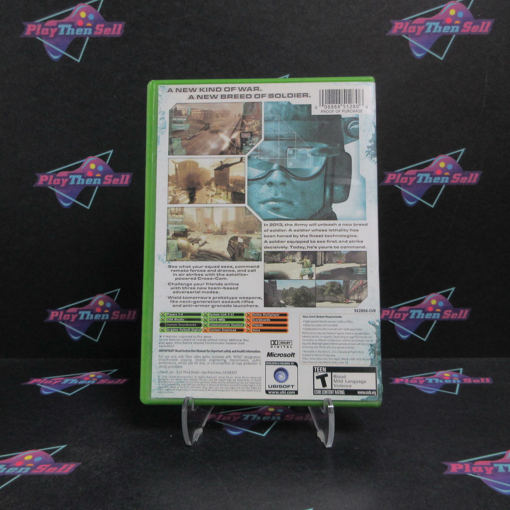 Tom Clancy's Ghost Recon Advanced Warfighter Xbox - Very Good