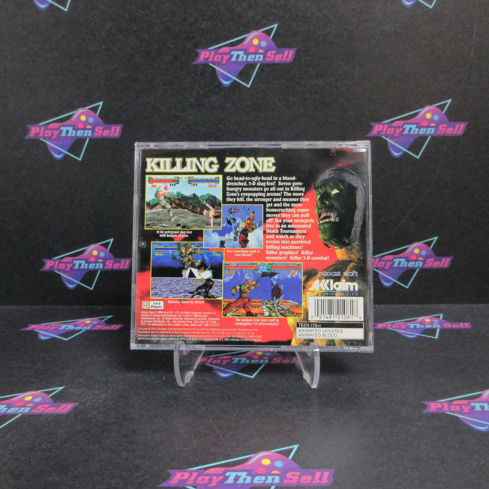 Killing Zone PS1 PlayStation 1 - Very Good