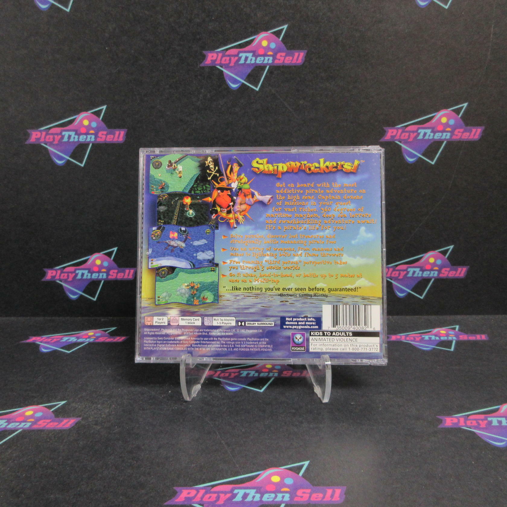 Shipwreckers! PS1 PlayStation 1 - Very Good