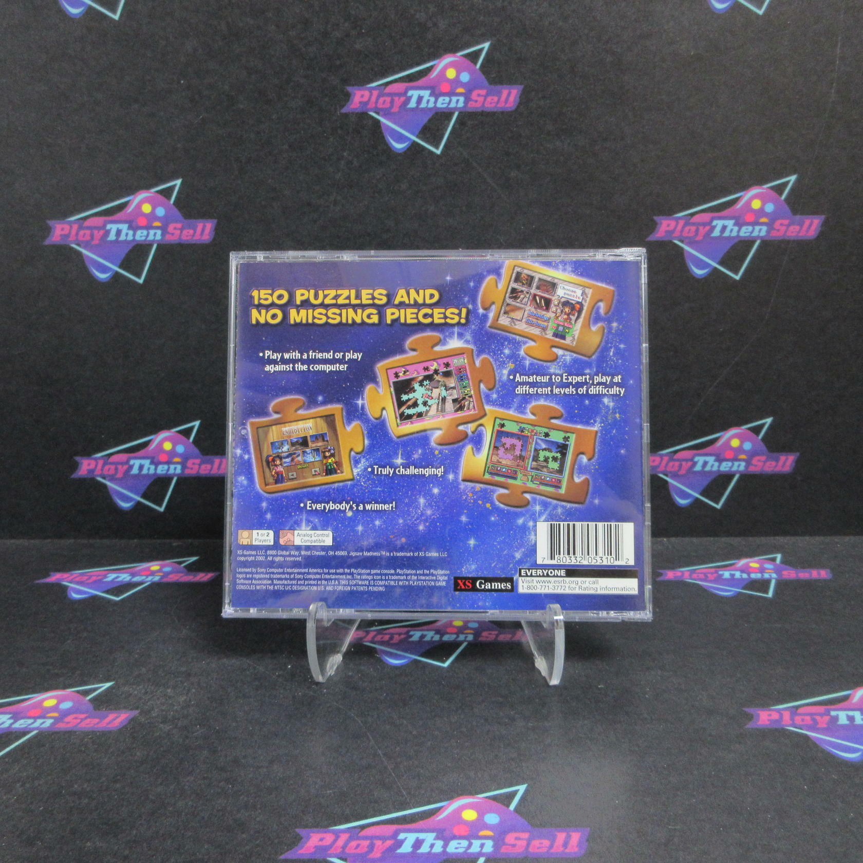 Jigsaw Madness PS1 PlayStation 1 - Very Good