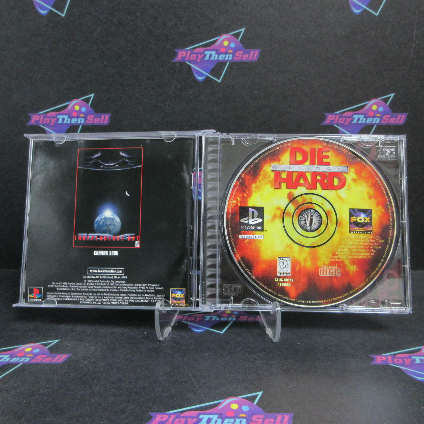 Die Hard Trilogy PS1 PlayStation 1 + Reg Card Complete - Refurbished