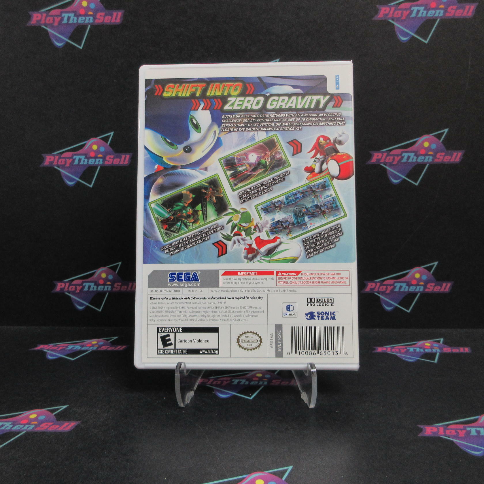 Sonic Riders Zero Gravity Nintendo Wii Complete - Refurbished