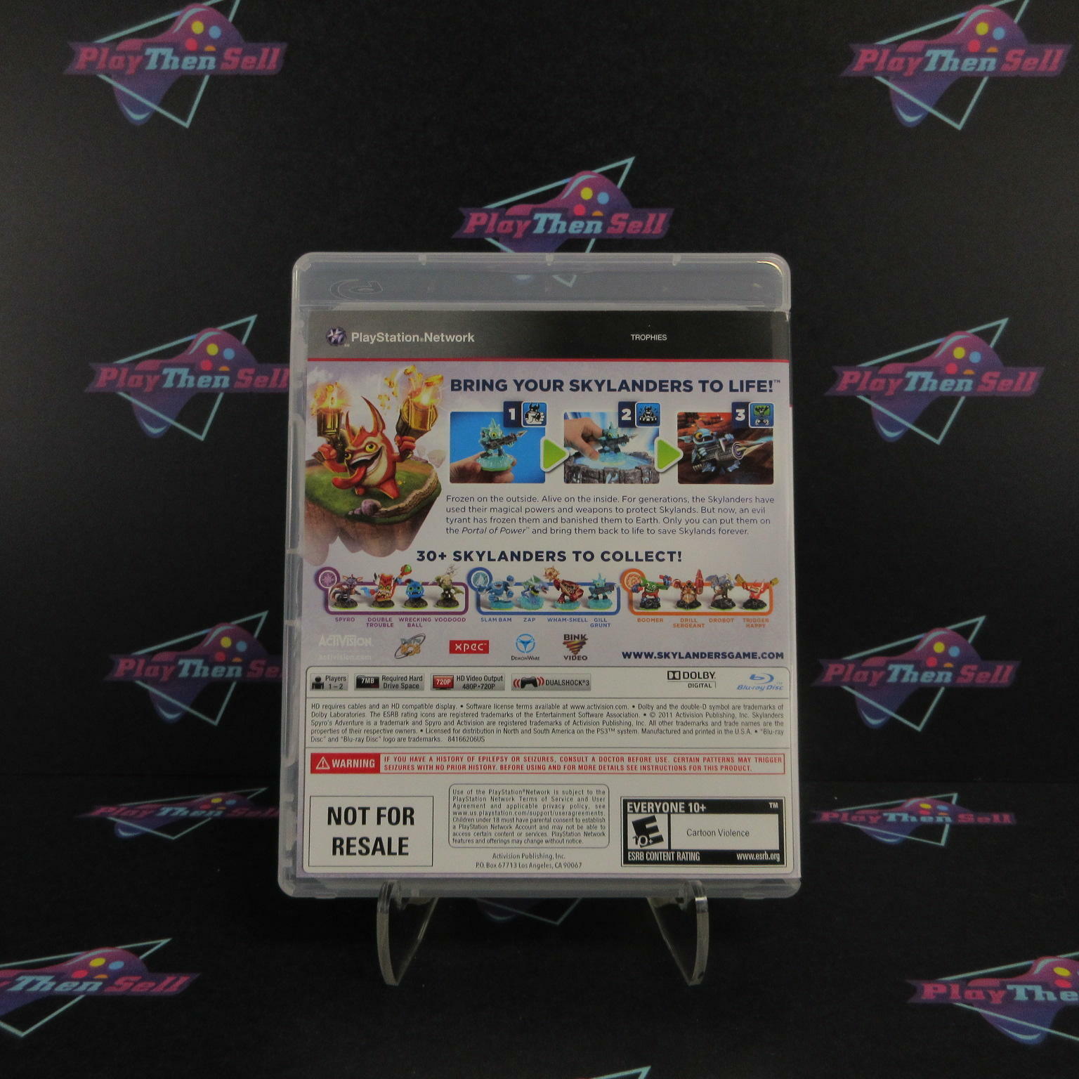 Skylanders Spyros Adventure PS3 PlayStation 3 Software Only Complete - Excellent