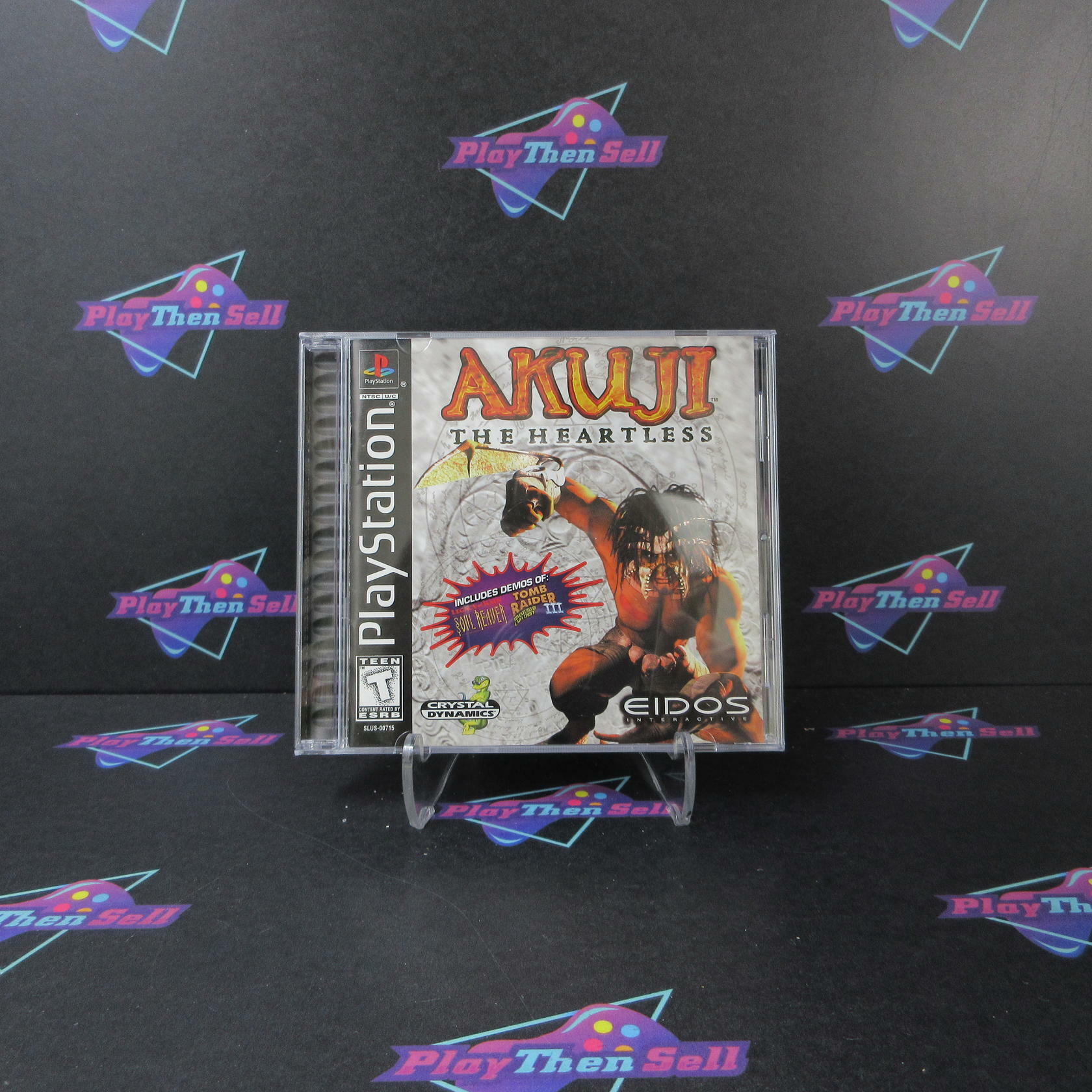 Akuji The Heartless PS1 PlayStation 1 + Reg Card Complete - Refurbished
