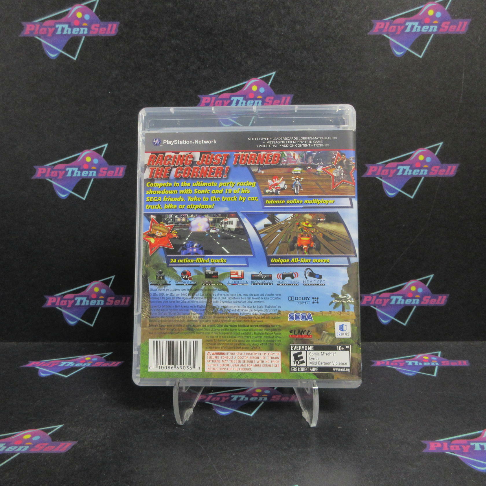 Sonic & SEGA All-Stars Racing PS3 PlayStation 3 Complete - Excellent