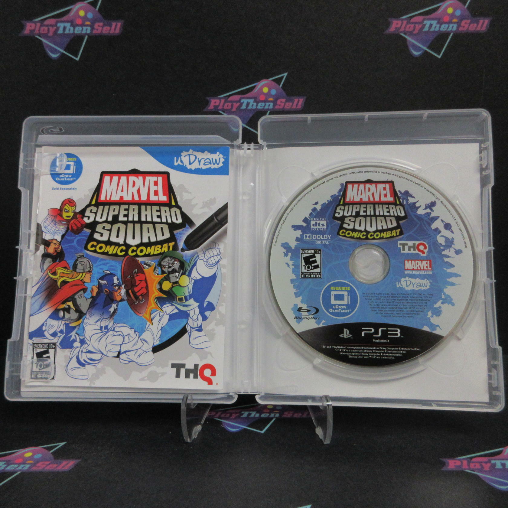 Marvel Super Hero Squad Comic Combat uDraw PS3 PlayStation 3 - Excellent