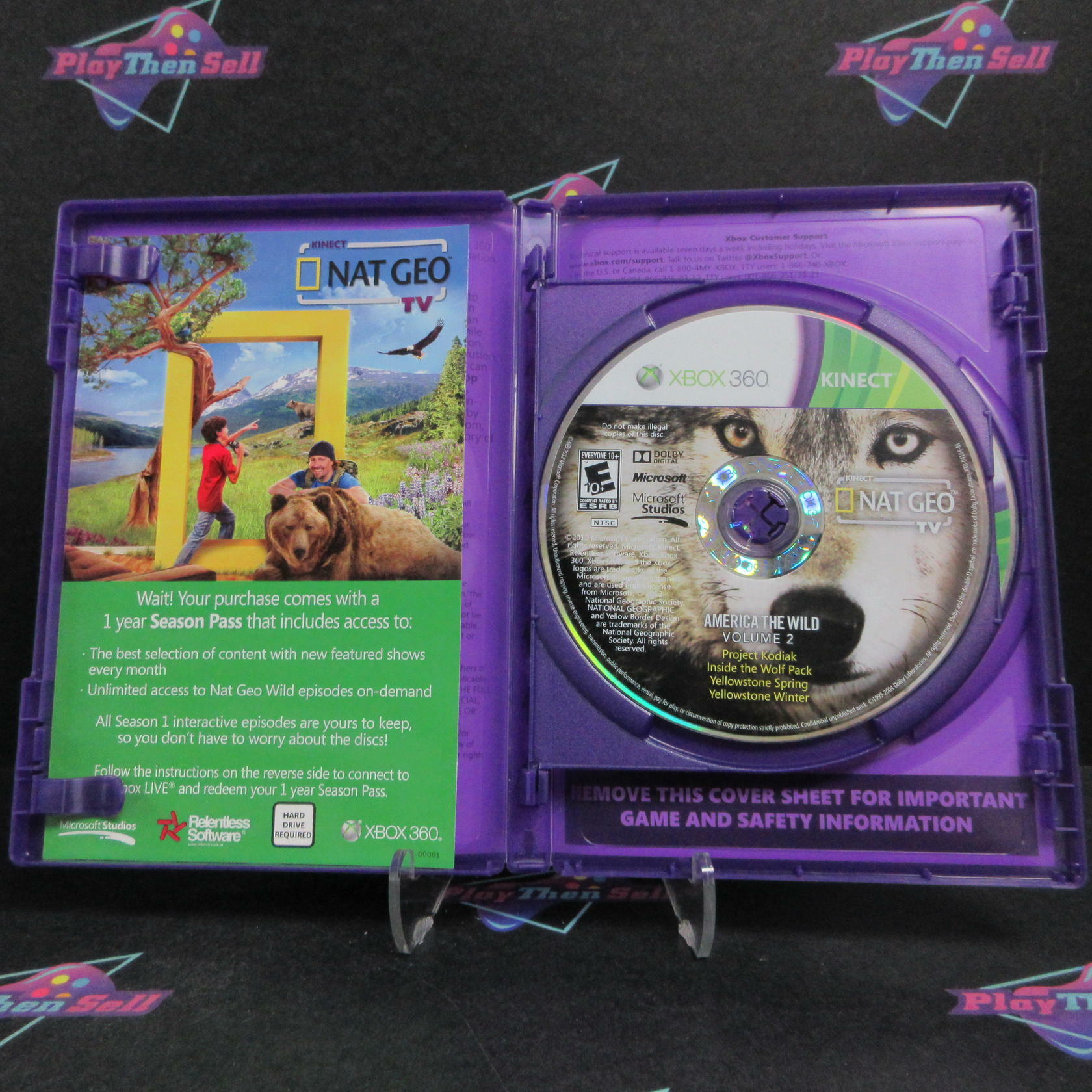 Nat Geo TV America the Wild Xbox 360 Complete - Excellent