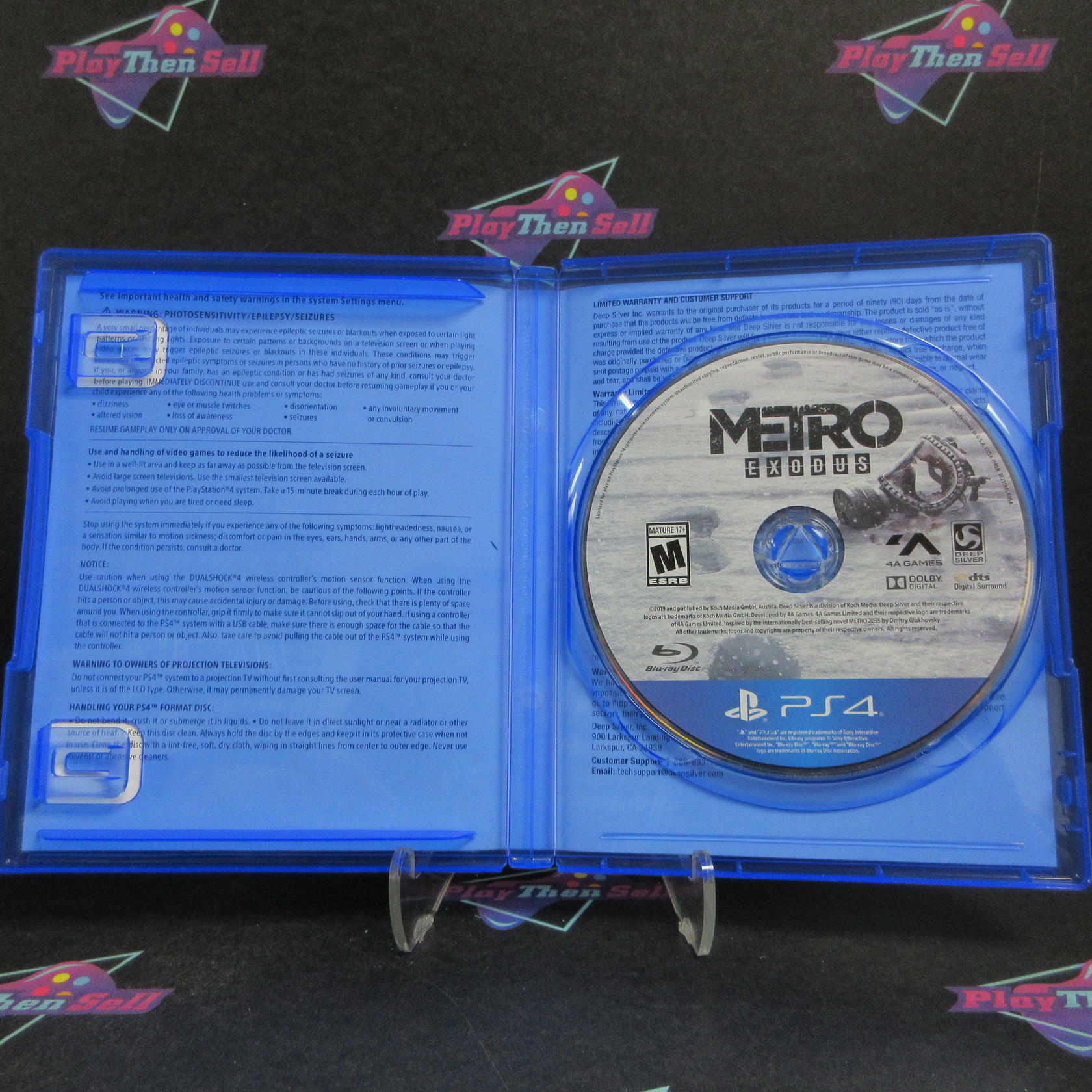 Metro Exodus PS4 PlayStation 4 Complete - Refurbished