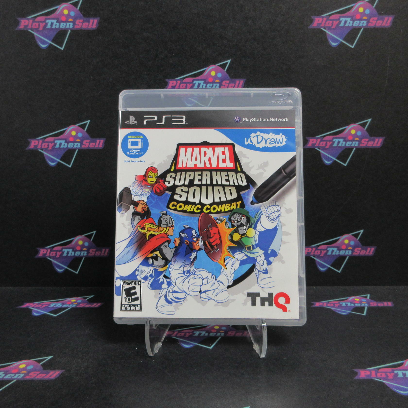 Marvel Super Hero Squad Comic Combat uDraw PS3 PlayStation 3 - Excellent