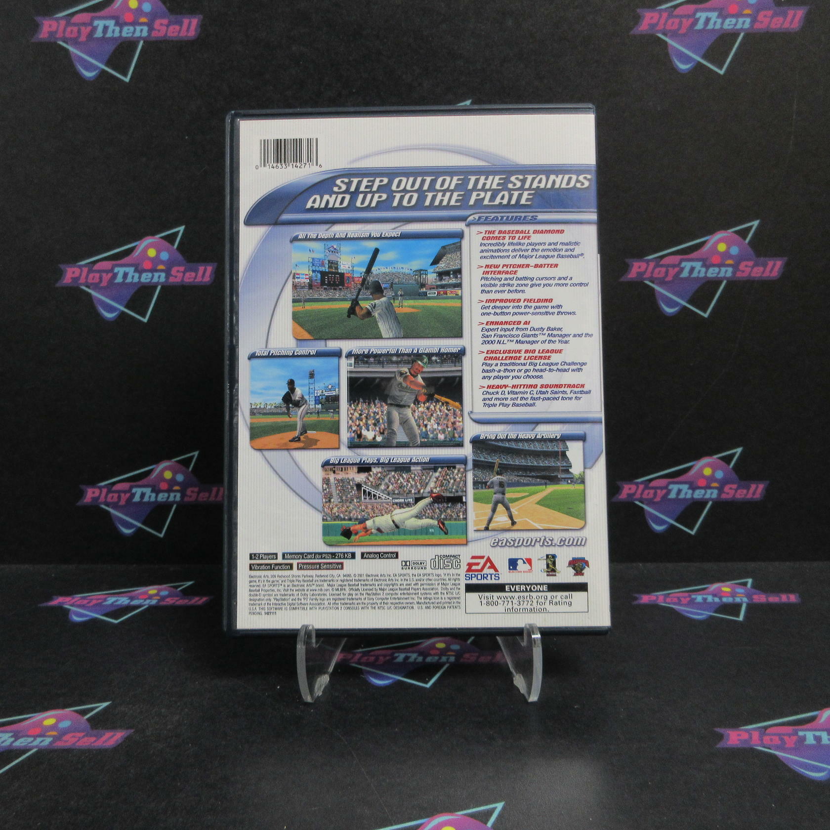 Triple Play Baseball PS1 PlayStation 1  + Reg Card Complete - Refurbished