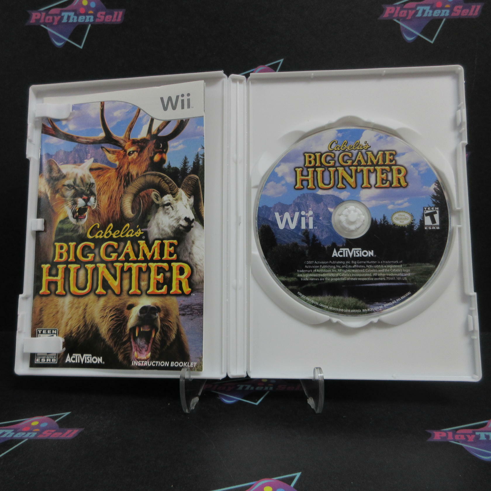 Cabelas Big Game Hunter Nintendo Wii Complete - Refurbished