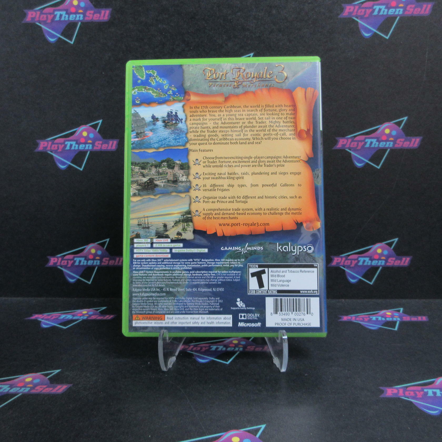 Port Royale 3 Pirates & Merchants Xbox 360 Complete - Refurbished