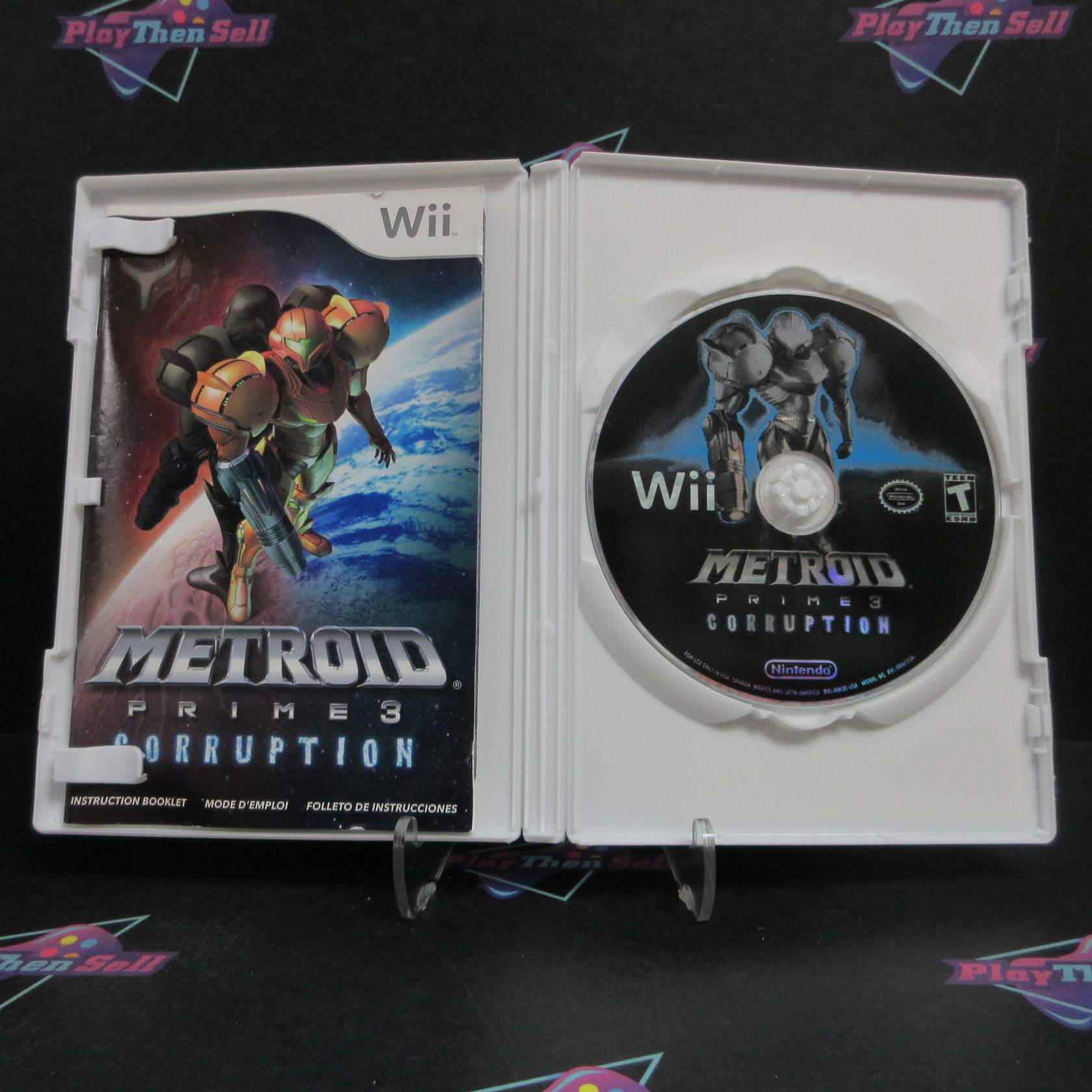 Metroid Prime 3 Corruption Nintendo Wii Complete - Very Good