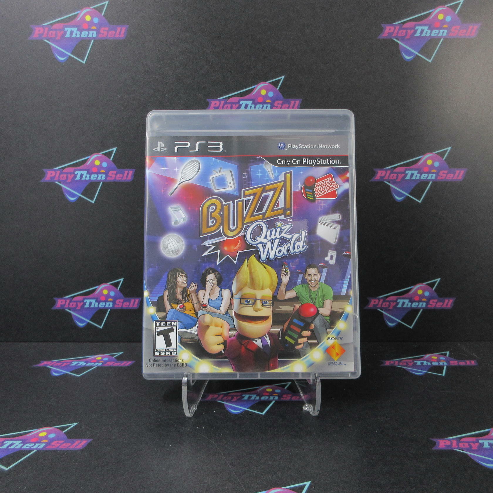 Buzz Quiz World PS3 Game Only Complete - Very Good