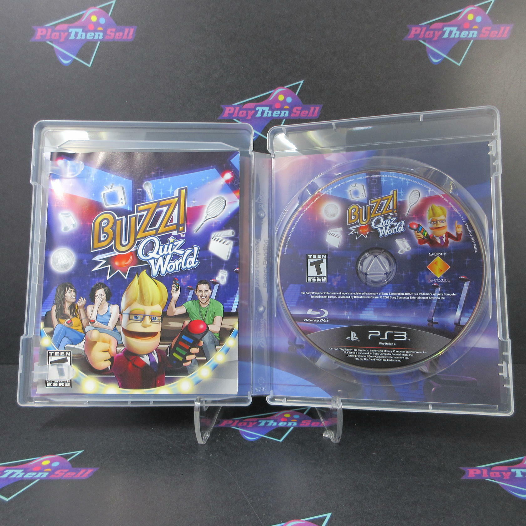 Buzz Quiz World PS3 Game Only Complete - Very Good