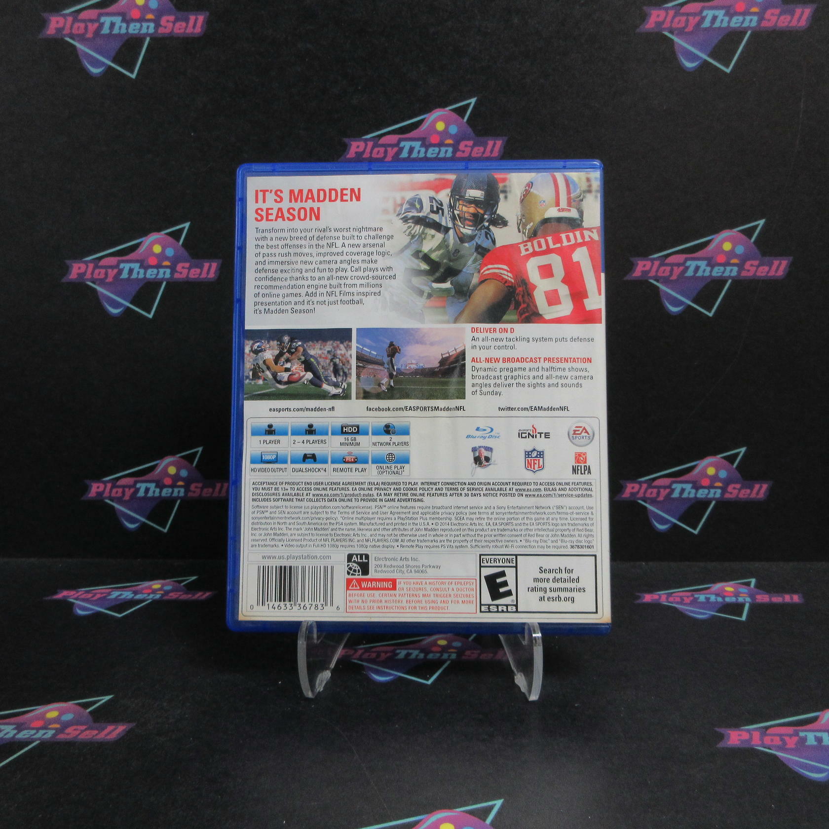 Madden NFL 15 PS4 PlayStation 4 Complete - Very Good