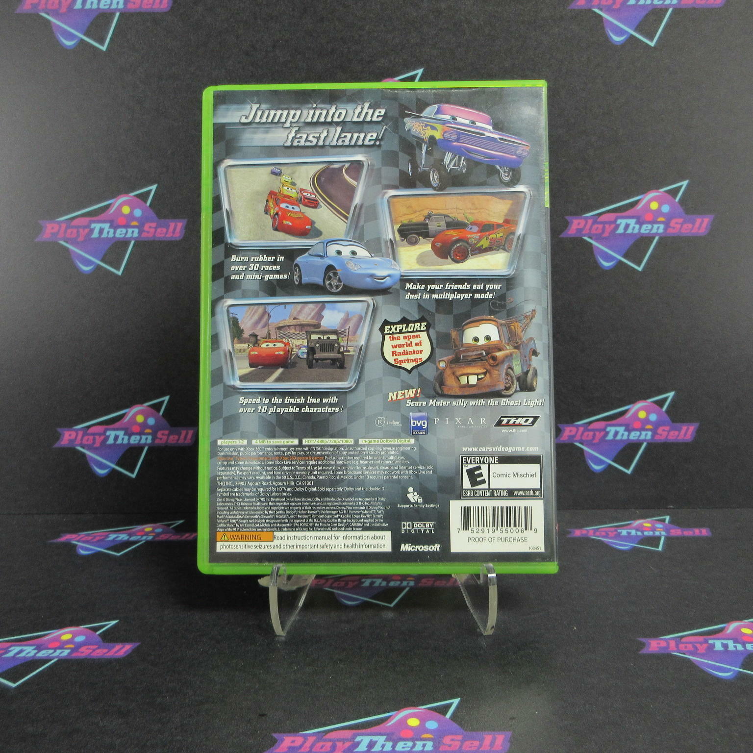 Cars Xbox 360 Complete - Very Good