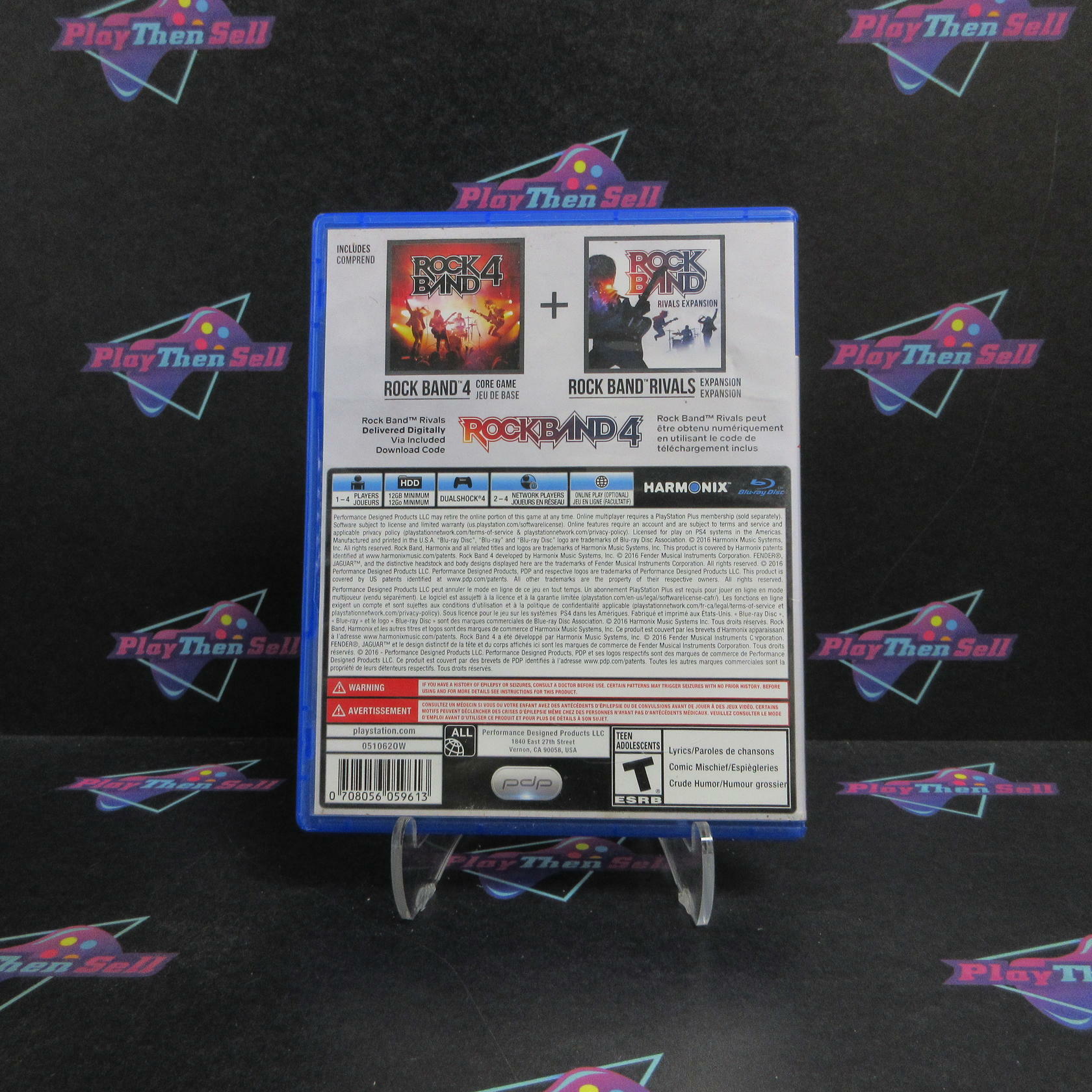 Rock Band 4 Plus Rivals Expansion PS4 PlayStation 4 - Very Good