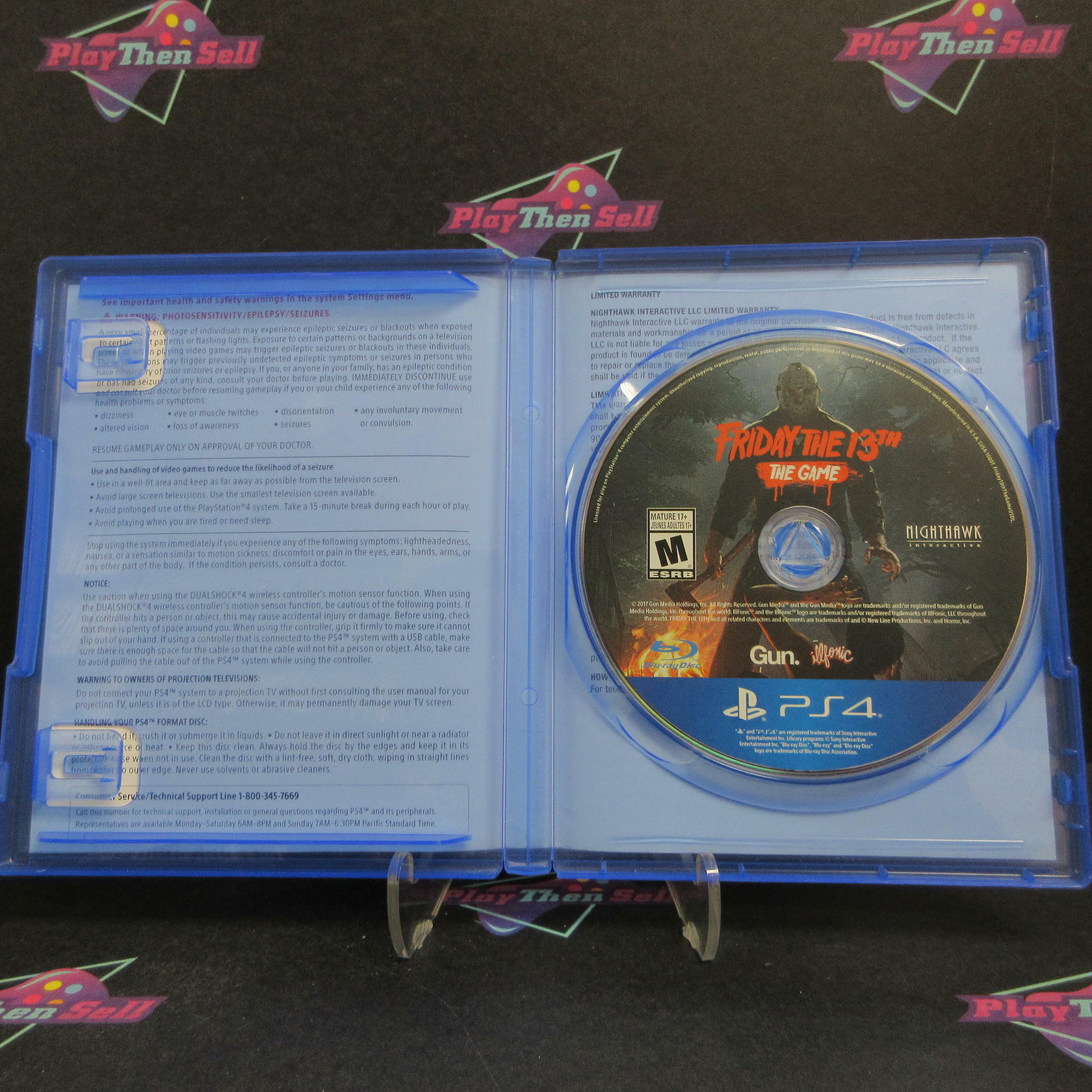 Friday The 13th The Game PS4 PlayStation 4 Complete - Very Good