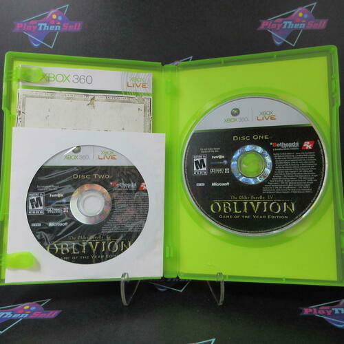 The Elder Scrolls IV Oblivion GOTY Edition Xbox 360 Complete - Very Good