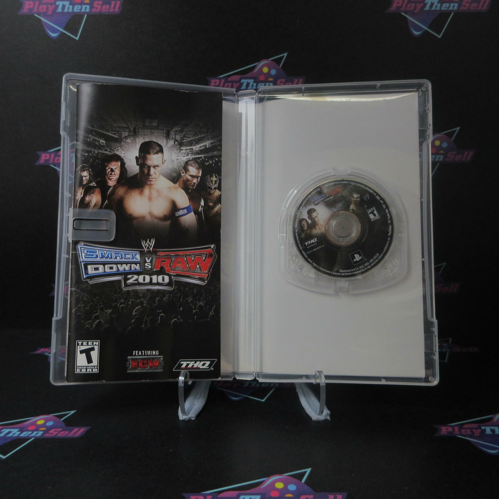 WWE SmackDown vs. Raw 2010 Sony PSP Clear UMD Complete - Refurbished