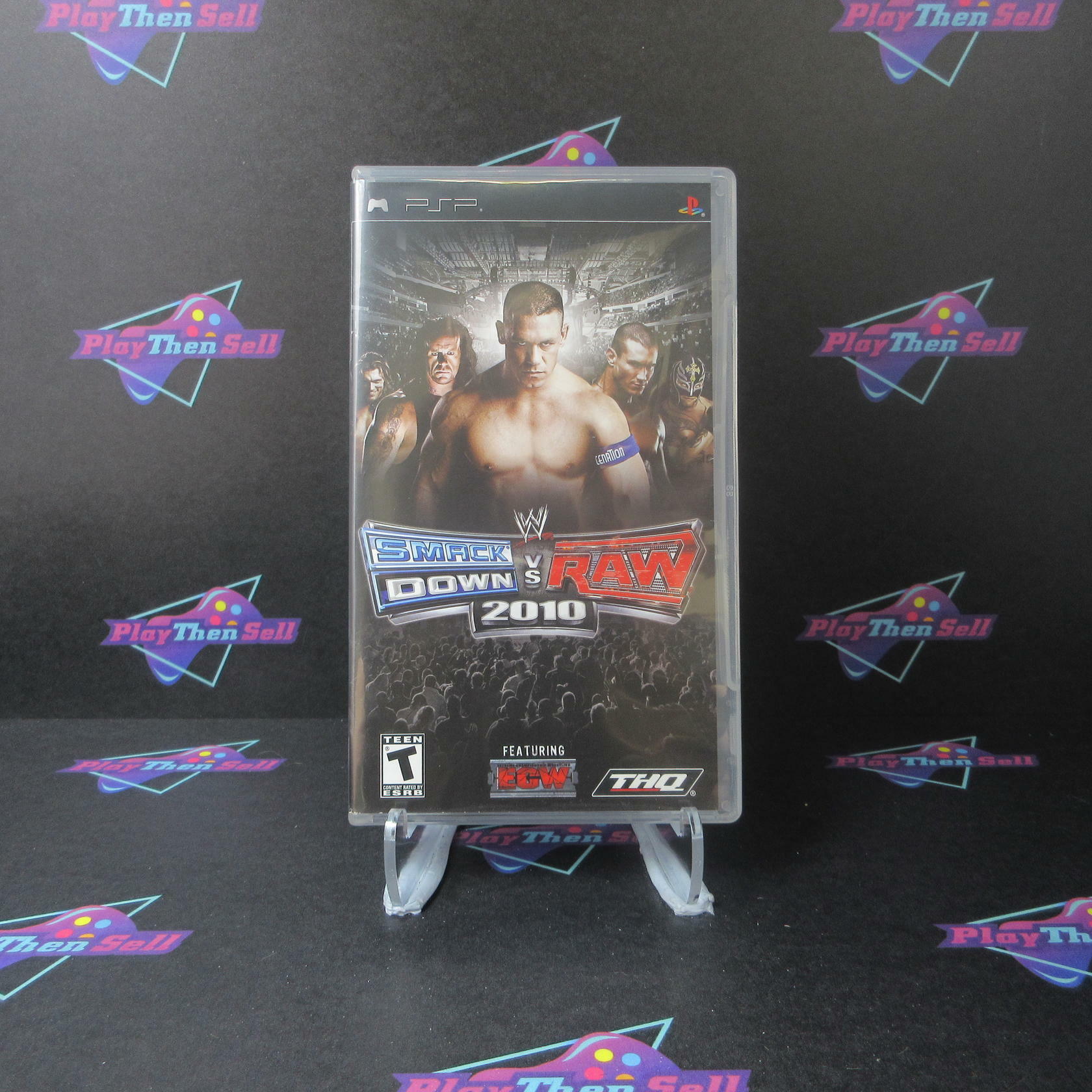 WWE SmackDown vs. Raw 2010 Sony PSP Clear UMD Complete - Refurbished