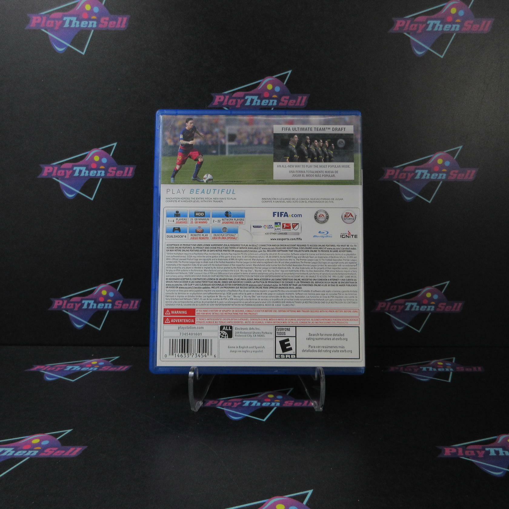 FIFA 16 PS4 PlayStation 4 Complete - Very Good