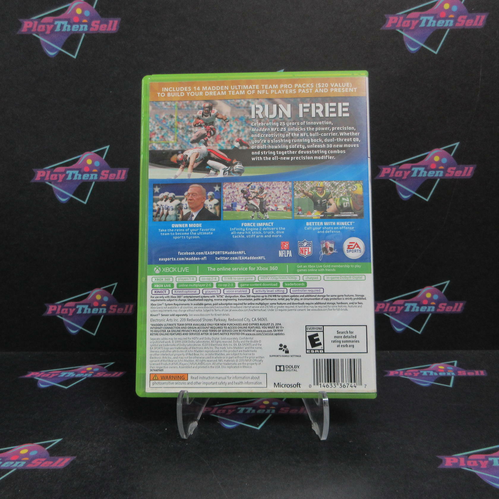Madden NFL 25 Walmart Edition Xbox 360 Complete - Very Good