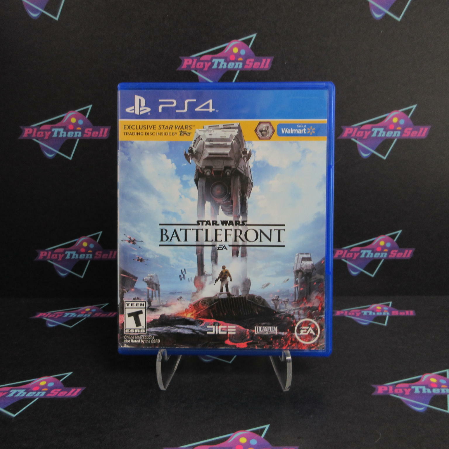 Star Wars Battlefront Walmart Ed PS4 PlayStation 4 + Trading Disc - Refurbished