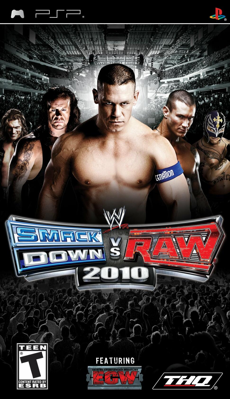 WWE SmackDown vs. Raw 2010 Sony PSP Clear UMD Complete - Refurbished